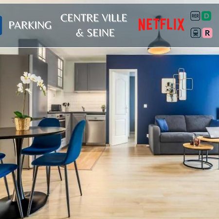 Appartement L'Ilot Bleu Paradis Мелён Экстерьер фото
